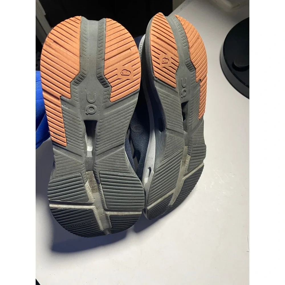 On Cloudnova Form Sneakers Mens 10 Navy Grey Running Athletic Shoes Low Top